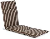 Kettler 0309304-8682 Auflage für Gartenliege 195 x 60 x 6 cm, braun gestreift