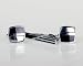 Lodestar Galaxy Square with Two-Sided Windshields Cufflink & Tieclip Set with Gift Box (ACK-10)