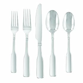Faberware Nutmeg Mirror 20-Piece Flatware Set, Service for 4
