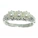 Sterling Silver Ladies Large Pearl Ring