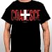 Coalesce - White Cross T Shirt