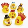 One Dozen (12) Rubber Duckie Ducky THANKSGIVING Ducks party favors