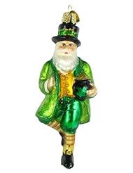 Old World Christmas Irish Santa Ornament