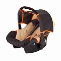wheels-4-babies presents: car seat group 0 - up to 11 kg for CITY DRIVER in design GRAPHITE*CREAM*ORANGE included footcover and raincover - 32 different colourings in our shop