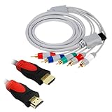 GTMax 6FT Gold Plated Component Cable + 10FT Gold Plated HDMI With Ethernet ....