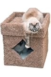 Miller's Cats 1243 Litter Box Hideaway Cat Furniture and Enclosure, Brown, 21"