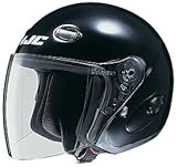 HJC CL-33 Open Face Motorcycle Helmet Black S