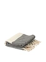 Pandora Toalla Spa&Beach Natural (Blanco/Negro)