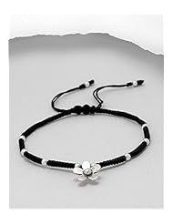Flower Cotton Waxed Thread Bracelet In 97