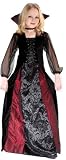Kid's Gothic Vampira Costume (Size:Medium 8-10)