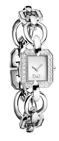 Dolce Gabbana Women's D&G Avalanche Crystal Set Stainless Steel Links Bracelet and Dial Watch DW0655