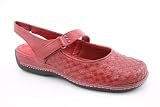Softwalk Women's Lucerne Sandal,Dark Red Woven Leather,5 M US