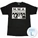 N.W.A Tee/NWA Most Dangerous T-Shirt ヒップホップグループ バンド ロックTシャツ L【並行輸入】