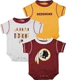 Washington Redskins Infant 3-Piece Creeper Set