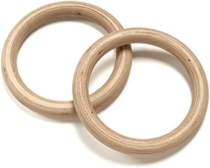 Solid Wooden Gymnastic Rings