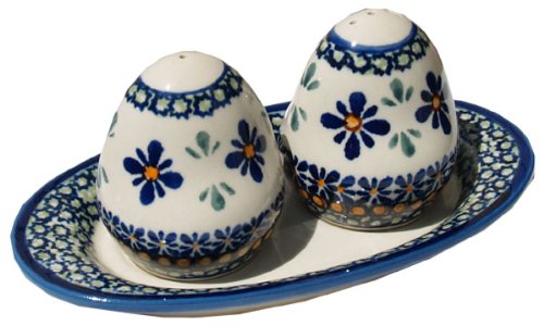 Polish Pottery Salt and Pepper Shakers