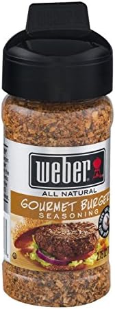 WeberAll Natural Seasoning Gourmet Burger 2.75 OZ (Pack of 18)