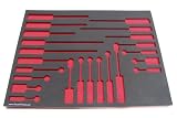 Foam Tool Organizer for and Red
