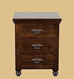 Classic Home Concepts Augustine 3 Drawer Nightstand Bedroom Nightstand 5400 ....