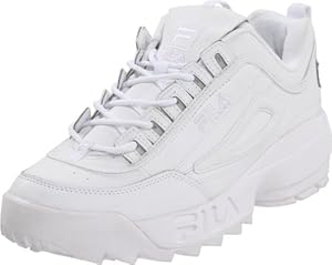 Fila Men's Disruptor II Sneaker,White/White/White,9 M US