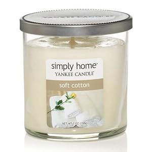 Amazon.com - Yankee Candle simply home Soft Cotton 7-oz. Jar Candle
