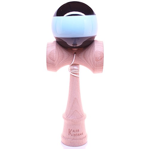 Kaleb Kendama Black & Sky Blue And Extra String