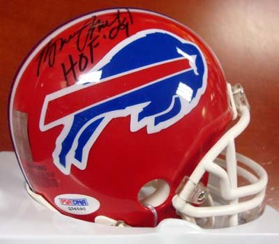 Bruce Smith Autographed Buffalo Bills Mini Helmet HOF 09 PSA/DNA