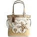 Coach Limited Edition Resort Seaside Starfish Shopper Bag Purse Tote 17024 Natural Gold