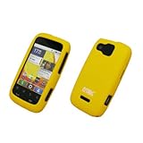 EMPIRE Yellow Rubberized Hard Case Cover for Verizon Motorola Citrus WX445