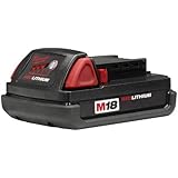 Milwaukee 48-11-1815 M18 Compact RED LITHIUM 18-Volt Lithium-ion Cordless Tool Battery