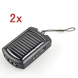 Neewer 2 x 3 LED Light Solar Power Charger for Mobile Phone Nokia
