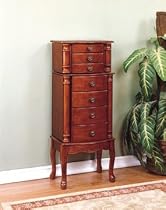Powell 881-315 Classic Cherry Jewelry Armoire