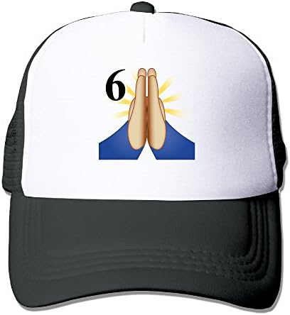 Praying For The Six Hands Emoji Trucker Mesh Cap Adjustable Fashion Hats