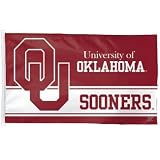 Oklahoma Sooners Two-Sided 3 Foot x 5 Foot Flag with Grommets