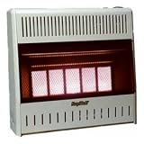 Kozy World KWP324 25,000-BTU Vent-Free LP-Gas Infrared Wall Heater with Thermostat