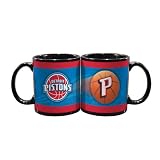 NBA Detroit Pistons 2 Pack 11oz Black SportsBall Mug