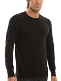 GUESS Special Discount – Lucas Thermal Crewnec, BLACK (S)