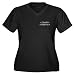 HTML Obama Women's Plus Size V-Neck Dark T-Shirt