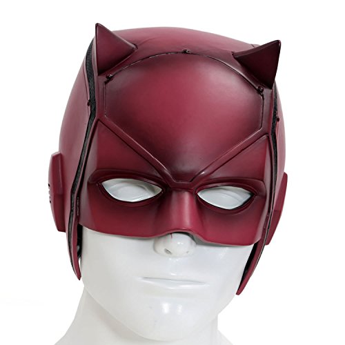XCOSER DD Matt Mask Helmet Props for Adult Halloween Costume PVC