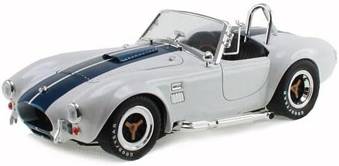 Shelby 50th Anniversary 1:18 Scale Vehicle - Cobra 427 Sc White With Blue Stripes