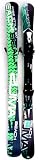 Snowjam Beach 130cm Twin Tip Skis with Salomon Release Bindings 09/10