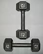 12 lb. Hex Dumbbells (Pair)