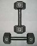 12 lb. Hex Dumbbells (Pair)