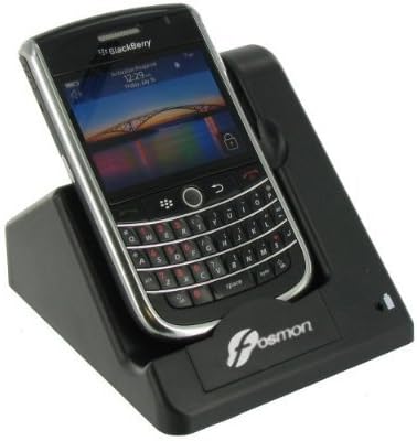 Fosmon® Premium Quality USB Cradle Desktop Charger Pod for Blackberry Tour 9630