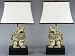 Mark Abrams Foo Dog / Lion Lamp Pair