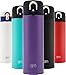 Simple Modern 16oz Vacuum Insulated Kona Travel Mug - Stainless Steel Tea Coffee Cup - Powder Coated Hot Cold Thermos - Canteen Water Bottle - Lilac Purple