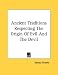 Book Ancient Traditions Respecting The Origin Of Evil And The Devil