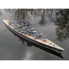 R/C Ferngesteuertes Ferngesteuert Schlachtschiff Schiff Bismarck RC Fahrbereit A13