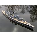 R/C Ferngesteuertes Ferngesteuert Schlachtschiff Schiff Bismarck RC Fahrbereit A13