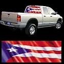 Glasscapes Puerto Rico Flag Rear Window Graphic Kit - 20in x 65in